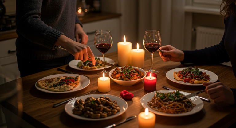 Saint-Valentin 2026 : organiser un repas romantique libanais à la maison à Aix et Marseille